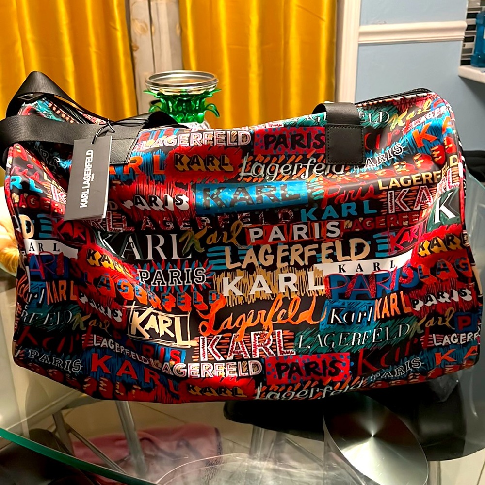 Karl Lagerfeld Travel Duffel Style LH1XE6BT Original Price 148$